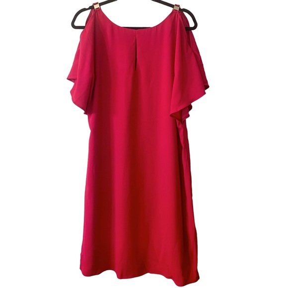 White House Black Market Dresses & Skirts - White House Black Market Cherise Pink Keyhole Dress Women’s Size 12